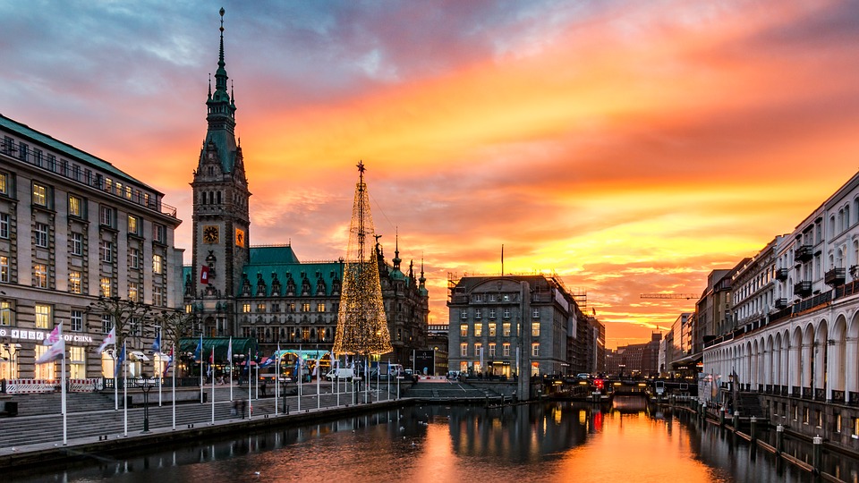 D couvrez la ville d  Hambourg  en Allemagne 